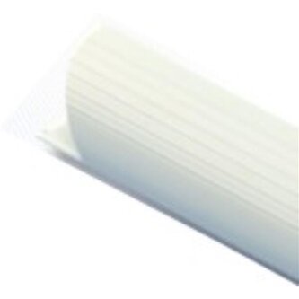 Násuvný spínací hřbet  50 listů, bílý, 50 ks