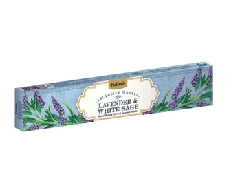 Indické vonné tyčinky Tulasi Masala 15 g Lavender, White Sage