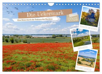 Die Uckermark - Eine Reise durch die Toskana des Nordens (Wandkalender 2025 DIN A4 quer), CALVENDO Monatskalender