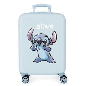 JOUMMABAGS Cestovní kufr ABS Lilo and Stitch Face  ABS plast, 55 cm