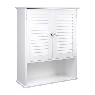 Koupelnová skříňka VASAGLE Walla bílá