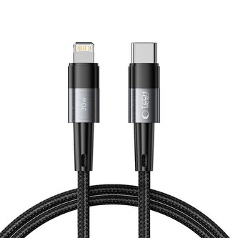 Kabel Tech-Protect UltraBoost Lightning / USB-C PD 20W 3A 1m - szary