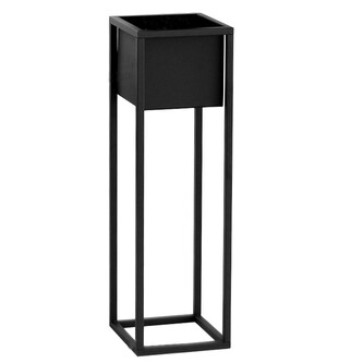 Stojan na květiny METALIC matný černý 60 cm
