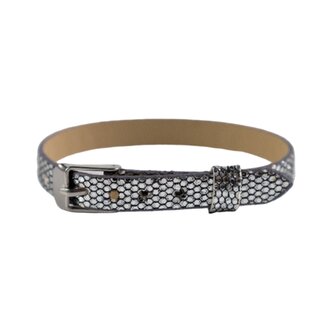 Strieborný náramok na prívesky DISCO