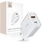 Ładowarka Tech-Protect C30W sieciowa USB-C PD 30W / USB-A QC 3.0 - biała