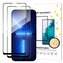 Wozinsky zestaw 2x super wytrzymałe szkło hartowane Full Glue na cały ekran z ramką Case Friendly iPhone 14 Plus / 13 Pro Max czarny