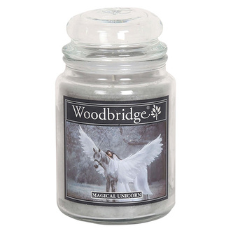 Svíčka ve skleněné dóze Woodbridge, Magický jednorožec, 565 g