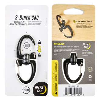 Oboustranná karabina Nite Ize S-Biner SlideLock 360° #3