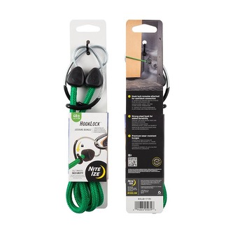 Uzamykatelný gumicuk Nite Ize HOOKLOCK™ LOCKING BUNGEE Zelená