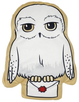 Polštář Harry Potter: Hedvika (20 x 35 x 5 cm)