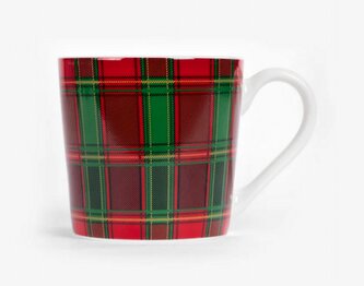 Vánoční hrnek | TARTAN | červená/zelená | 0,35 l | 719844