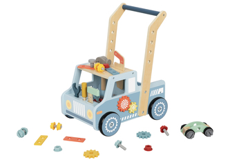 Chodítko a aktivity pult s náradím 2v1