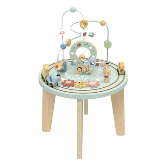 Aktivity stolík s vláčikovou dráhou Pastel