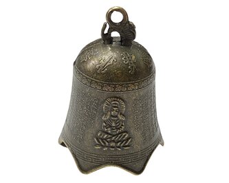 Zvonek kov 5,5 cm zdobený