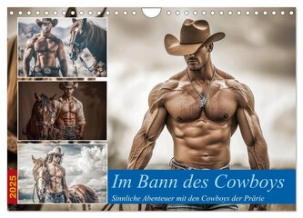 Im Bann des Cowboys (Wandkalender 2025 DIN A4 quer), CALVENDO Monatskalender