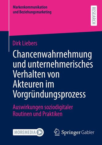 Chancenwahrnehmung und unternehmerisches Verhalten von Akteuren im Vorgründungsprozess
