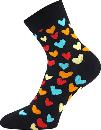 Lonka® ponožky Devive srdce 39-42 (26-28) 3 páry