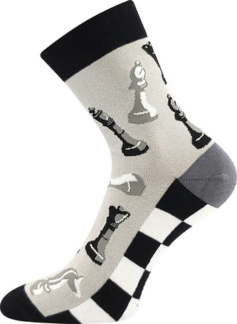 Lonka® ponožky Devive šachy 43-46 (29-31) 3 páry