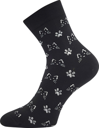 Lonka® ponožky Devive kočky 2 35-38 (23-25) 3 páry