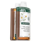 Klorane Blond Highlights Shampoo šampon pro blond vlasy 2 x 400 ml