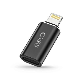 Adapter Tech-Protect UltraBoost Lightning (męski) / USB-C (żeński) - czarny
