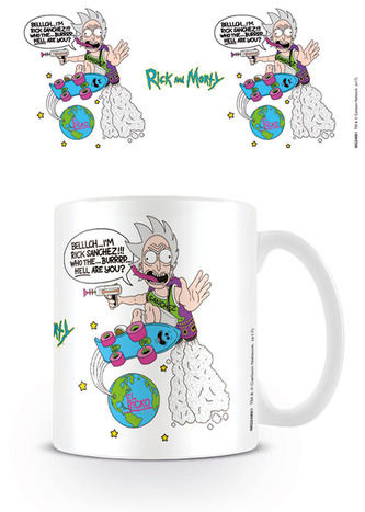 Keramický hrnek Rick and Morty: El Ricko (315 ml) bílý