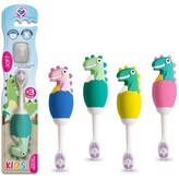 Spazzolino dětský kartáček Dinosaurus s krytkou SOFT