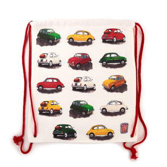 Stahovací batoh - Sáček -Fiat 500