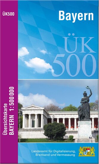 ÜK500 Amtliche Übersichtskarte von Bayern 1:500000 / ÜK500 Übersichtskarte von Bayern 1:500000