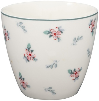 Porcelánový hrnek na latté Jalia White