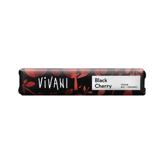 Tyčinka čokoládová hořká s višněmi 35 g BIO   VIVANI
