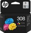 HP 308 7FP20UE barevná (color) originální cartridge