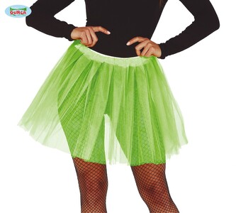 Dámská tylová sukně Tutu světle zelená 40 cm