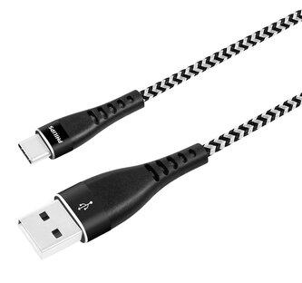 Kabel nabíjecí Philips DLC3104C/00, USB-C to USB-C, černý, 1,2m
