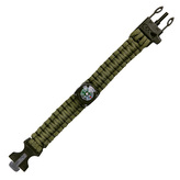 Náramek Paracord 101 Inc Survival Compass 9 - olivový