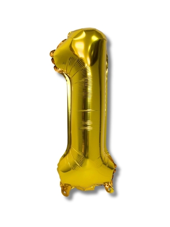 Balónek CONCORDE fóliový 40cm, č.1, zlatá