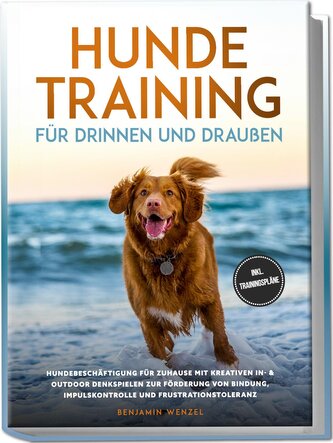 Hundetraining für drinnen und draußen: Hundebeschäftigung für zuhause mit kreativen In- & Outdoor Denkspielen zur Förderung von