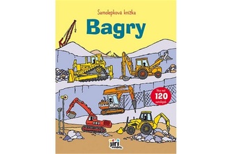 Samolepková knížka Bagry