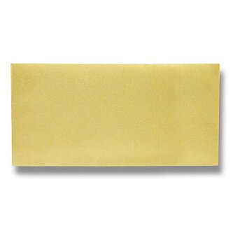 Obálka Clairefontaine zlatá, stříbrná DL, samolepicí, 20 ks zlatá, DL