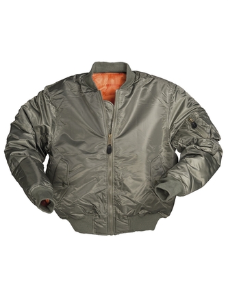 US letecká bunda MA1 Style - olivová, XL