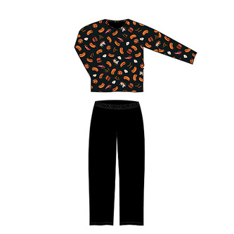 Lonka® Lopping pyžamo dlouhý rukáv fastfood II L 1 ks