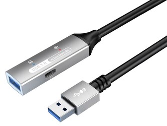 PREMIUMCORD USB 3.2. repeater a prodlužovací kabel Male-Female, 5Gbps Aluminium 5m