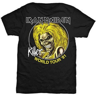 Tričko Iron Maiden - Killers World Tour 81, XL