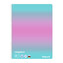 Blok spirálový A4/80 listů, čtvereček, mintová/růžová
