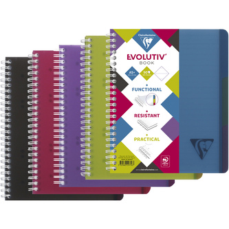 Clairefontaine, Zápisník Linicolor intensive A5+, předměty, linkovaný, 90 listů