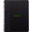 Clairefontaine, Zápisník Rhodia Greenbook, A5+, 80 listů, linkovaný, s děrováním, černý
