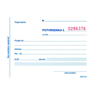 Stvrzenka s juxtou A6, 3 x 25 listů (21)