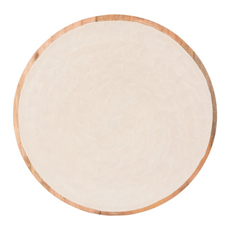 Talíř o průměru 30 cm z mangového dřeva