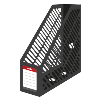 Stojan na časopisy A4 JUNIOR skládací - černý