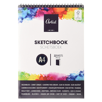 Skicař A4 / 25 listů se spirálou, 145g/m2